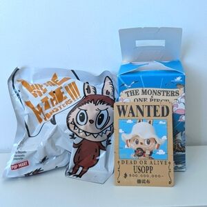 Authentic POP MART The Monsters x One Piece Collectible Confirmed Usopp Unopened